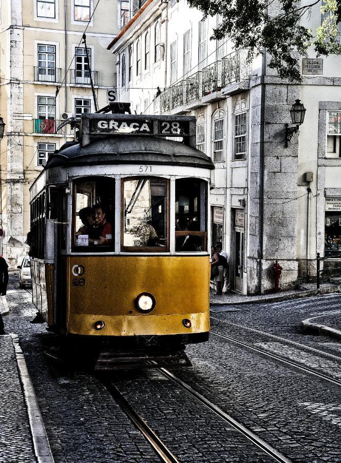 Charming Apartment In Private Condominium At Graca Lisboa Eksteriør billede